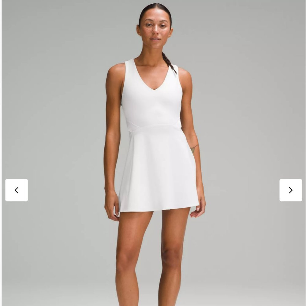 Lululemon V-Neck Racerback Tennis Dress - Size 6